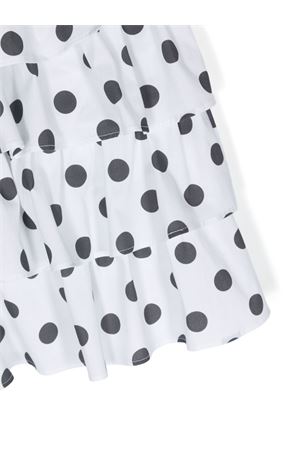 Polka-dot ruffled mini dress DOUUOD KIDS | DU1A62Z2163100AN